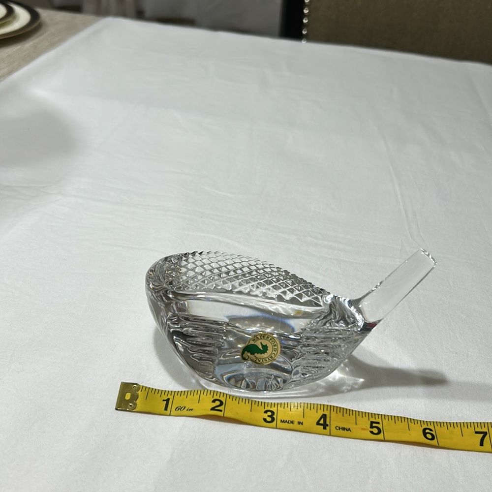Waterford Crystal Golf Club Paperweight - Picture 7 of 7